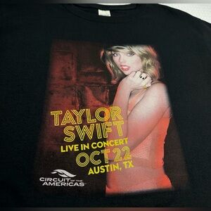 Taylor Swift COTA Austin Concert Shirt 2016 Oct 22 Circuit of the Americas Rare